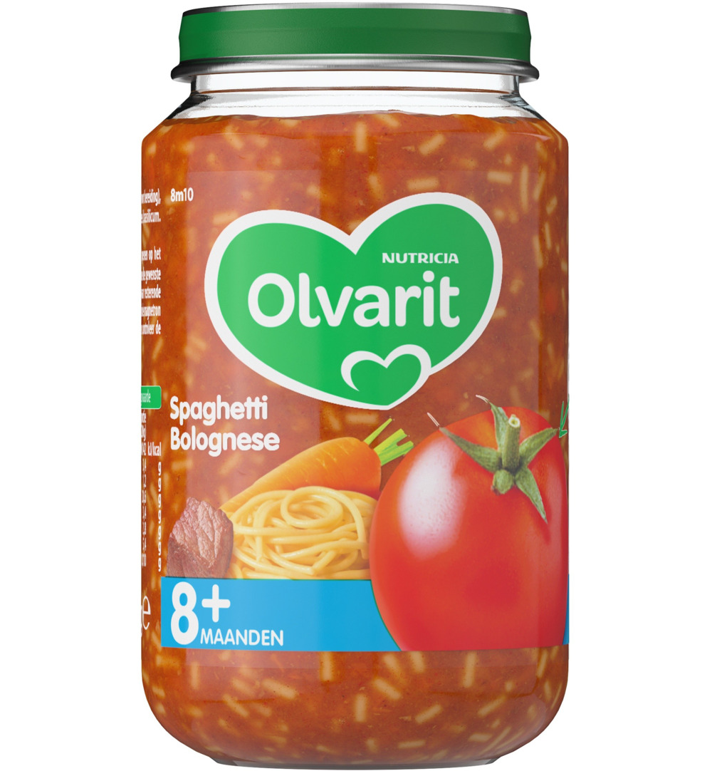 Olvarit Spaghetti bolognese 8M10 (200 gr)