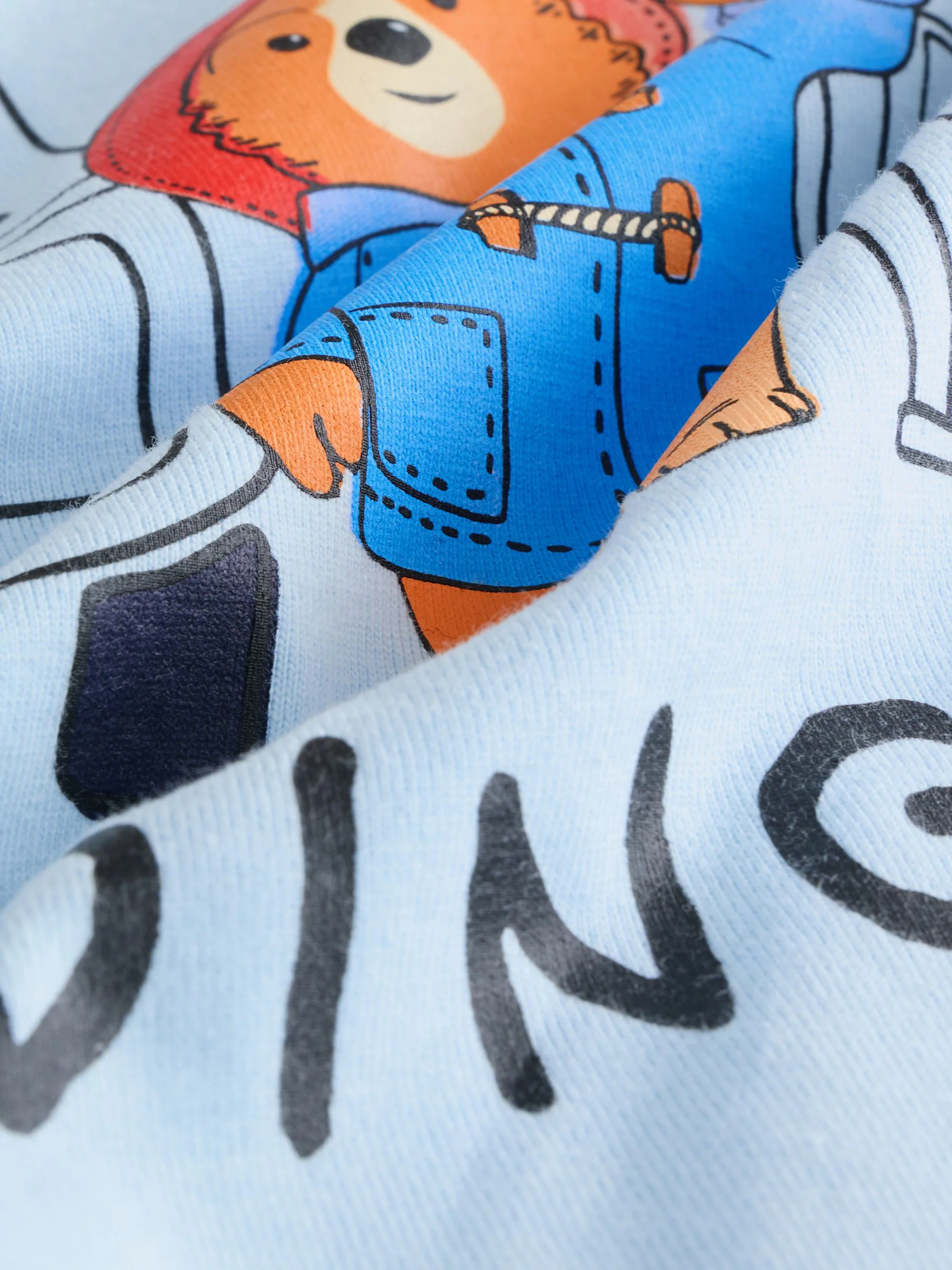 Blauw - Paddington T-shirt met lange mouwen (12mnd -8jr)