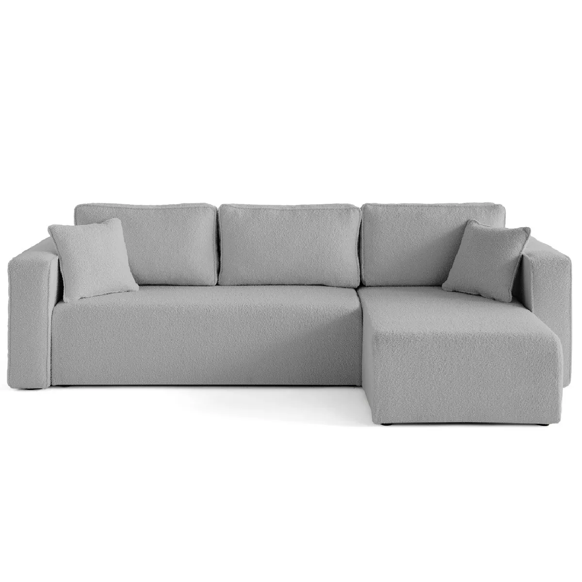 Bestmobilier Housse Topaze - Gris clair