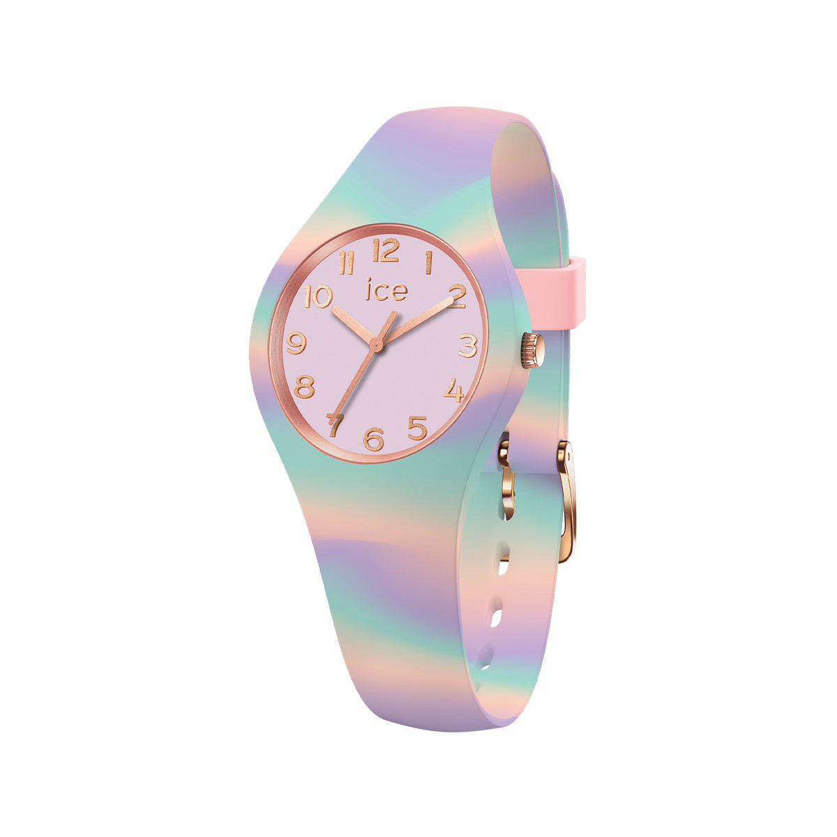 Montre ICE WATCH Ice Tie and Dye femme bracelet silicone violet clair