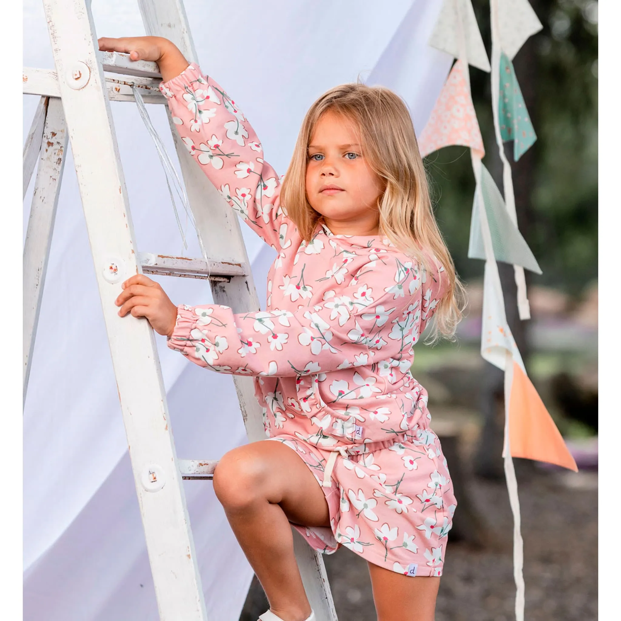 Deux par Deux Short Ouatée Jasmin 7-10ans