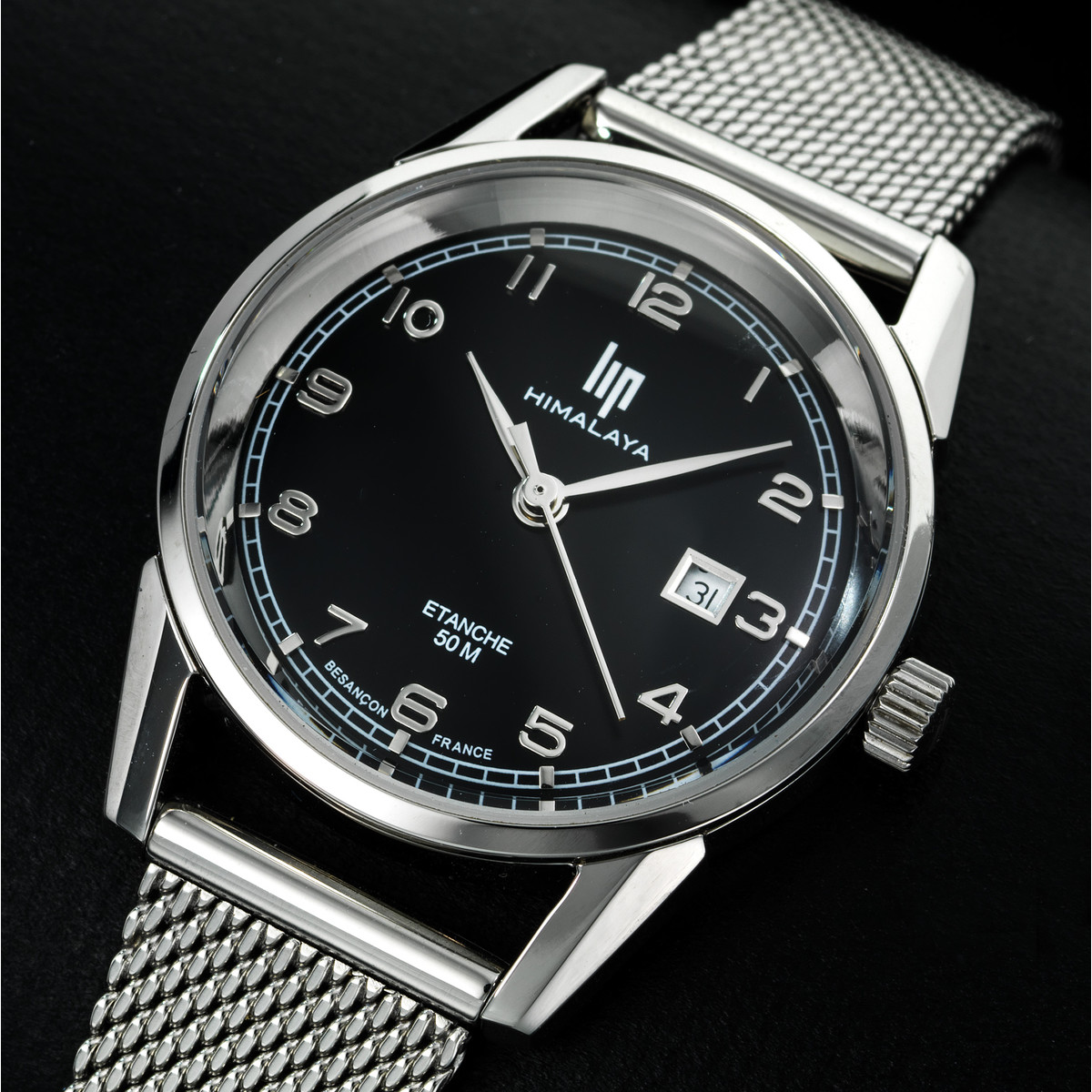 Montre LIP Himalaya femme acier bracelet métal