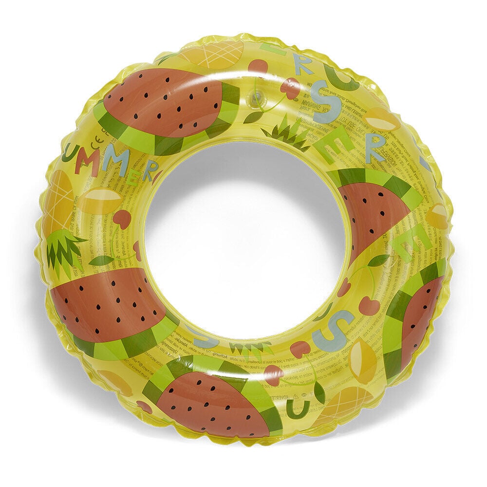 Bouée gonflable à motifs colorés Ø60cm - 3 modèles