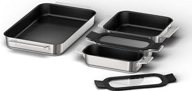 Neff Z9404FF0, Pro pannenset geschikt voor flex-inductie, 4 stuks, RVS