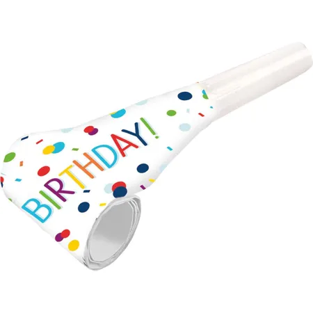 amscan Luftrüssel Konfetti Happy Birthday 8er Set, 30 mm
