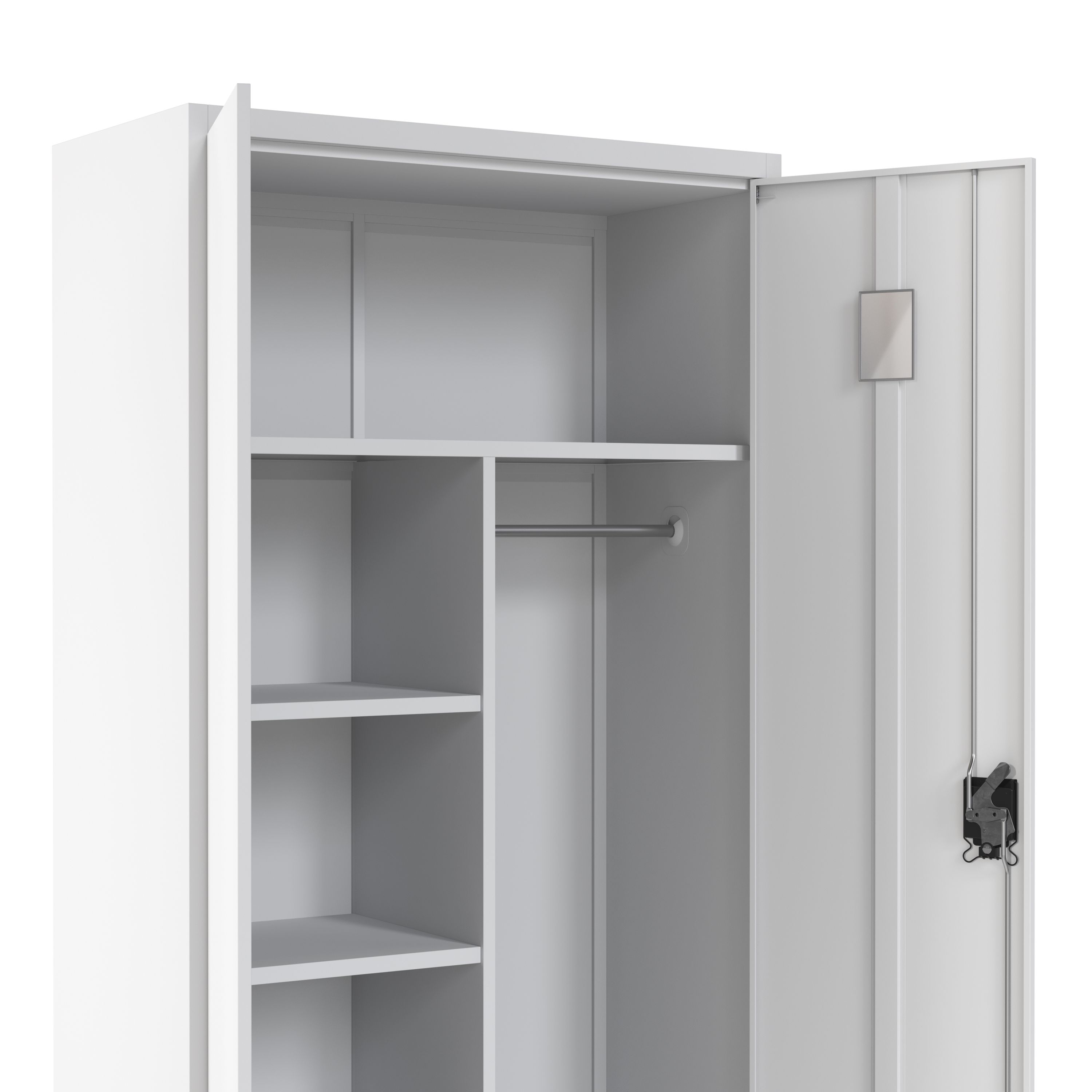 Garderobenschrank weiss
