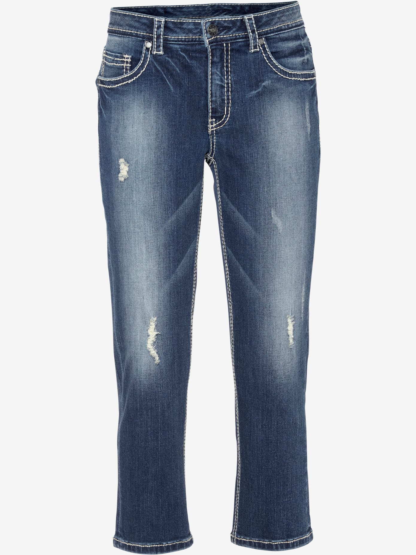 Corsaire en jean coupe skinny