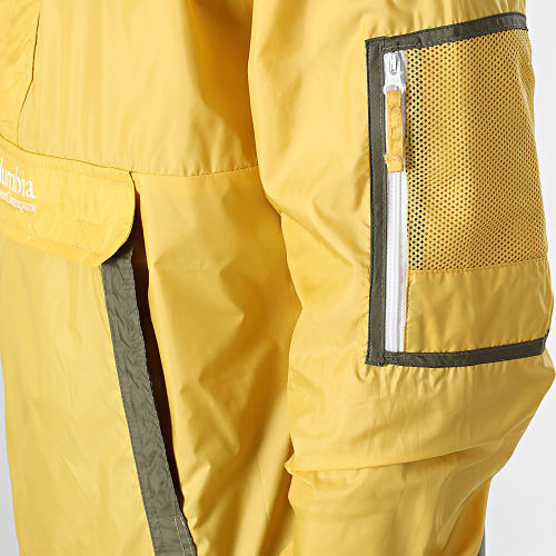 Coupe-Vent Capuche Challenger 1714291 Jaune Vert Kaki