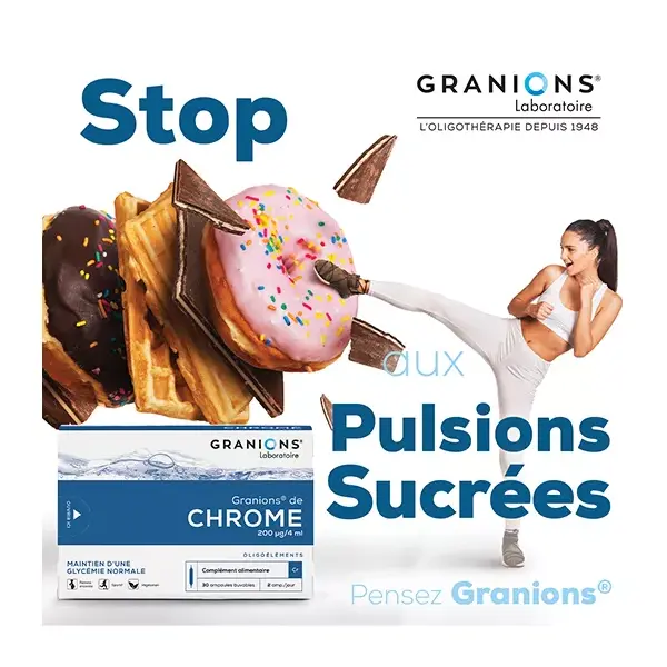 Granions de Chrome 200ug 30 ampoules
