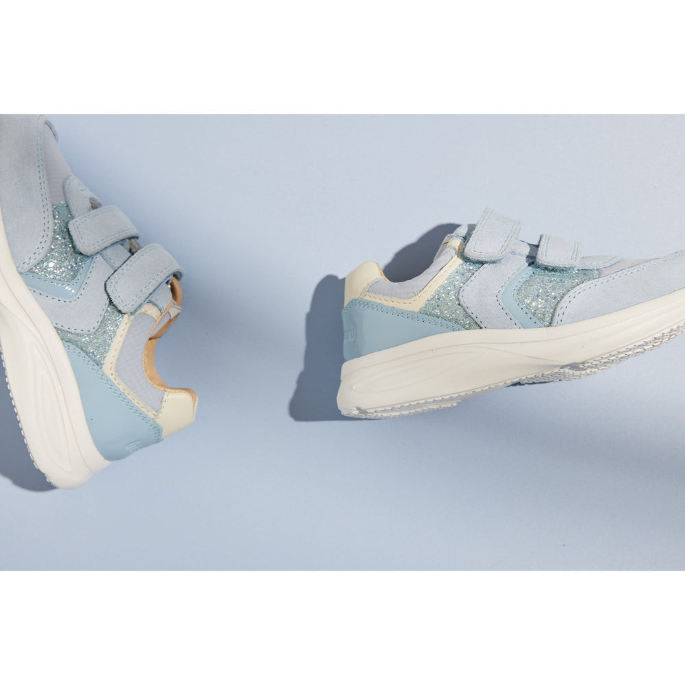 Køb Bisgaard Sky Glitter Yuki Glitter Velcro Sko