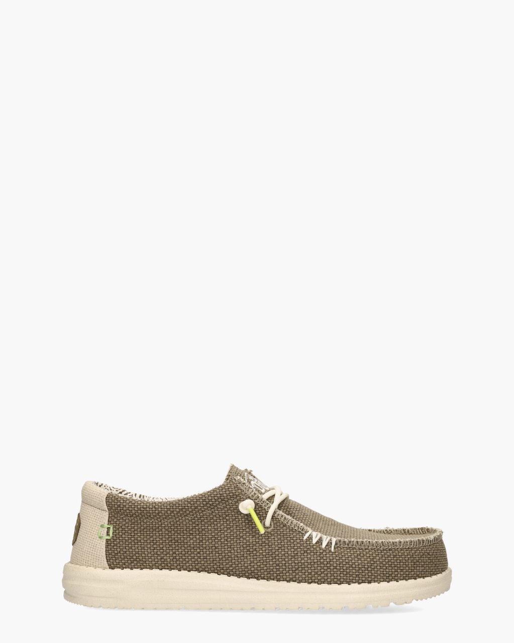 Hey Dude Wally Braided Taupe Heren Veterschoenen