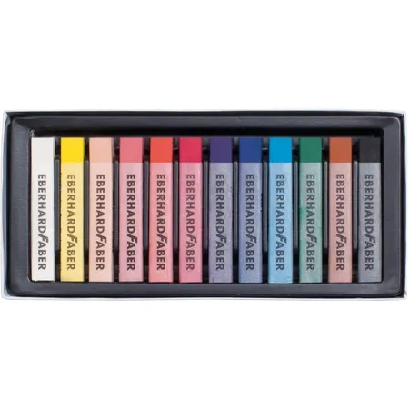 Eberhard Faber Artist Color Softpastellkreiden in 12 brillanten Farben