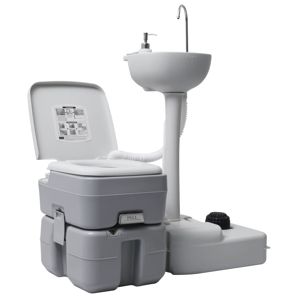 Conjunto de móveis de camping VidaXL