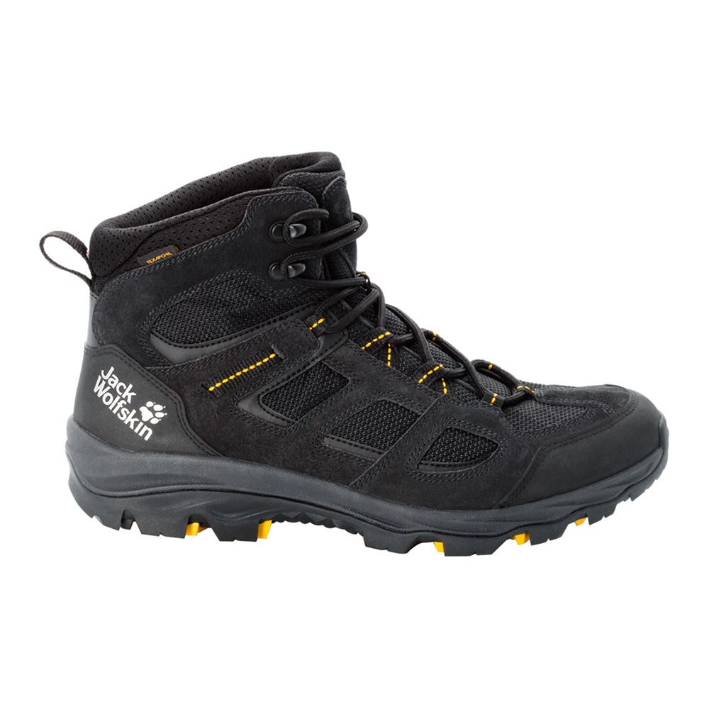 Jack Wolfskin VOJO 3 TEXAPORE MID - Chaussures randonné Homme black