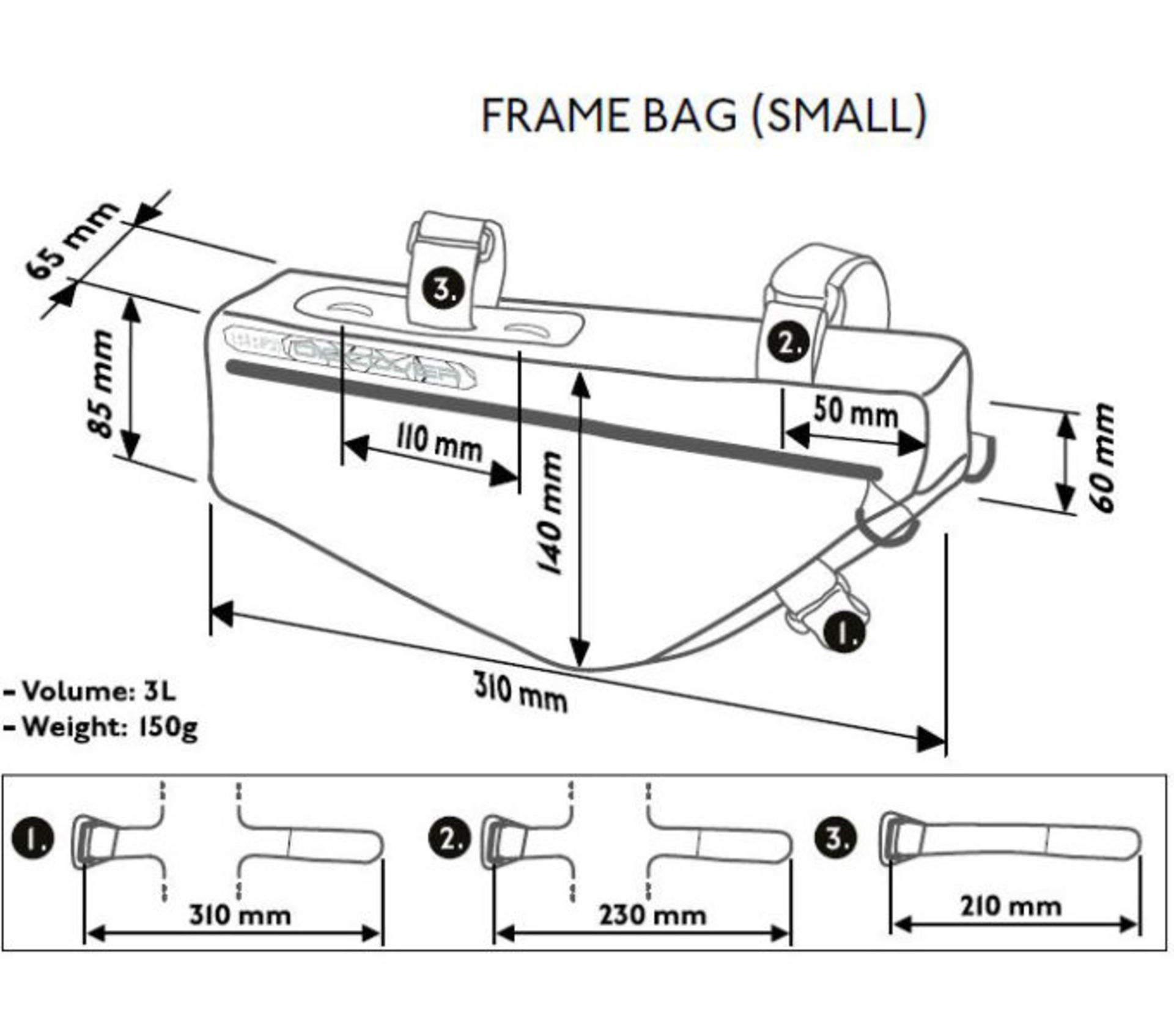 Pro  Gravel Frametas Grijs