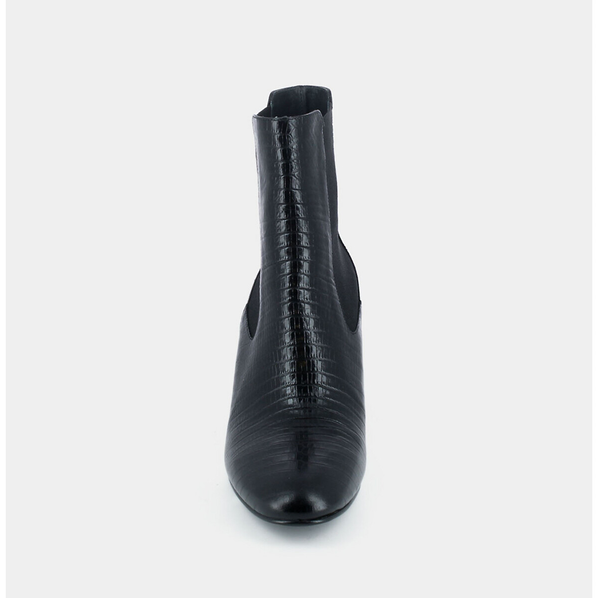 JONAK<br>Botas Chelsea de couro Duris com salto