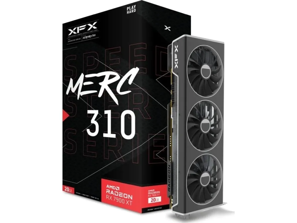 XFX Speedster MERC310 Radeon RX 7900 XT - grafikkort - Radeon RX 7900 XT - 20 GB GDDR6 - PCIe 4.0 - HDMI, 3 x DisplayPort