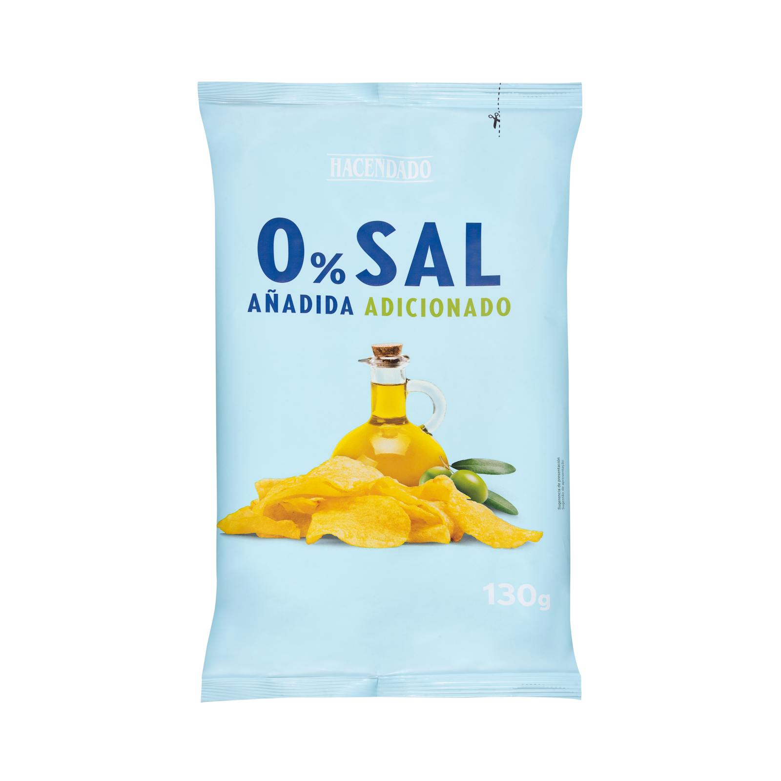 Croustilles Hacendado 0% sel ajouté