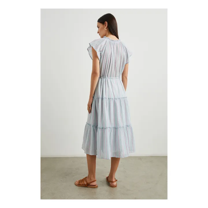 Rails Robe Juni Rayures | Bleu ciel