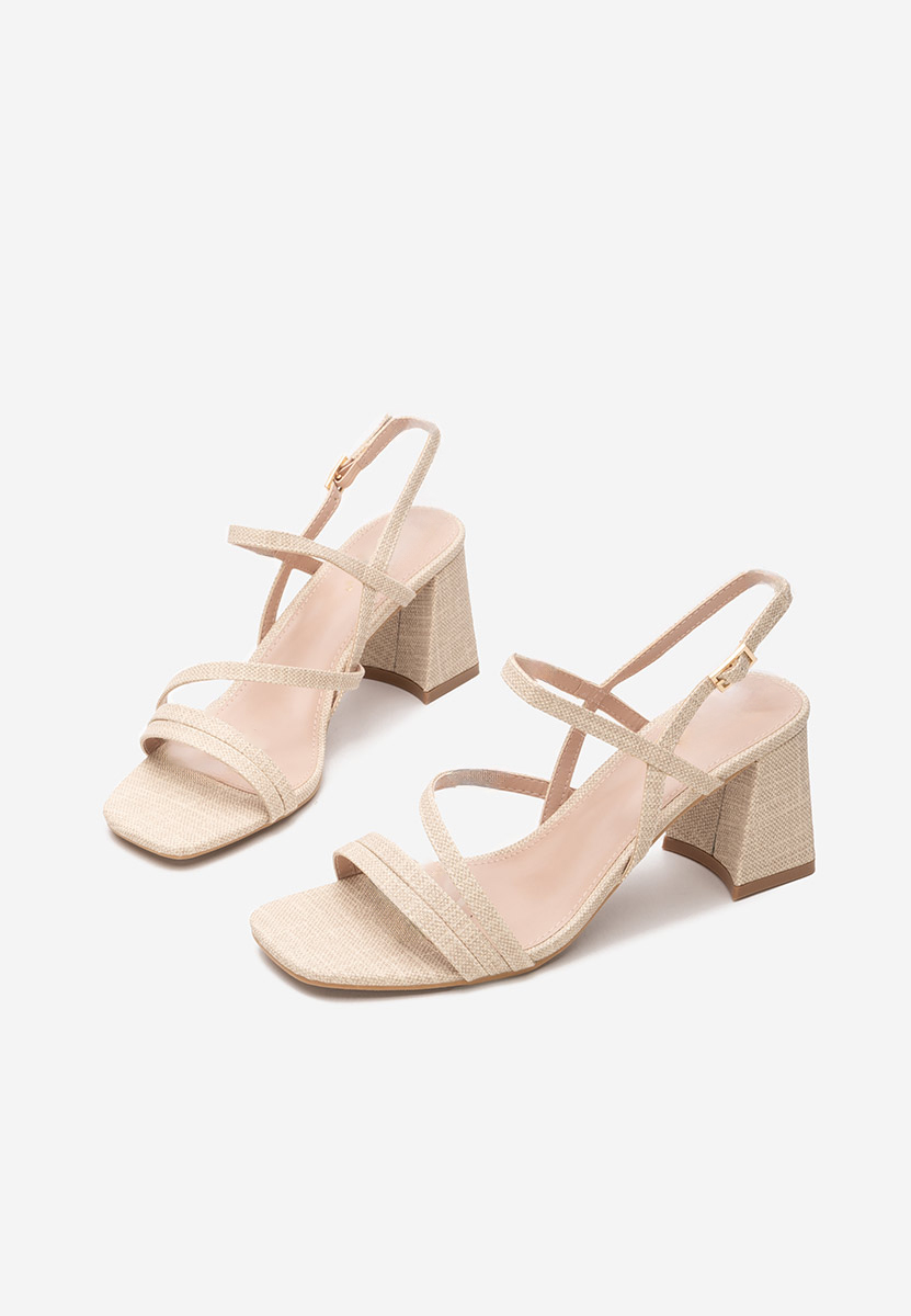 Sandales à talon épais kaki Arvilla