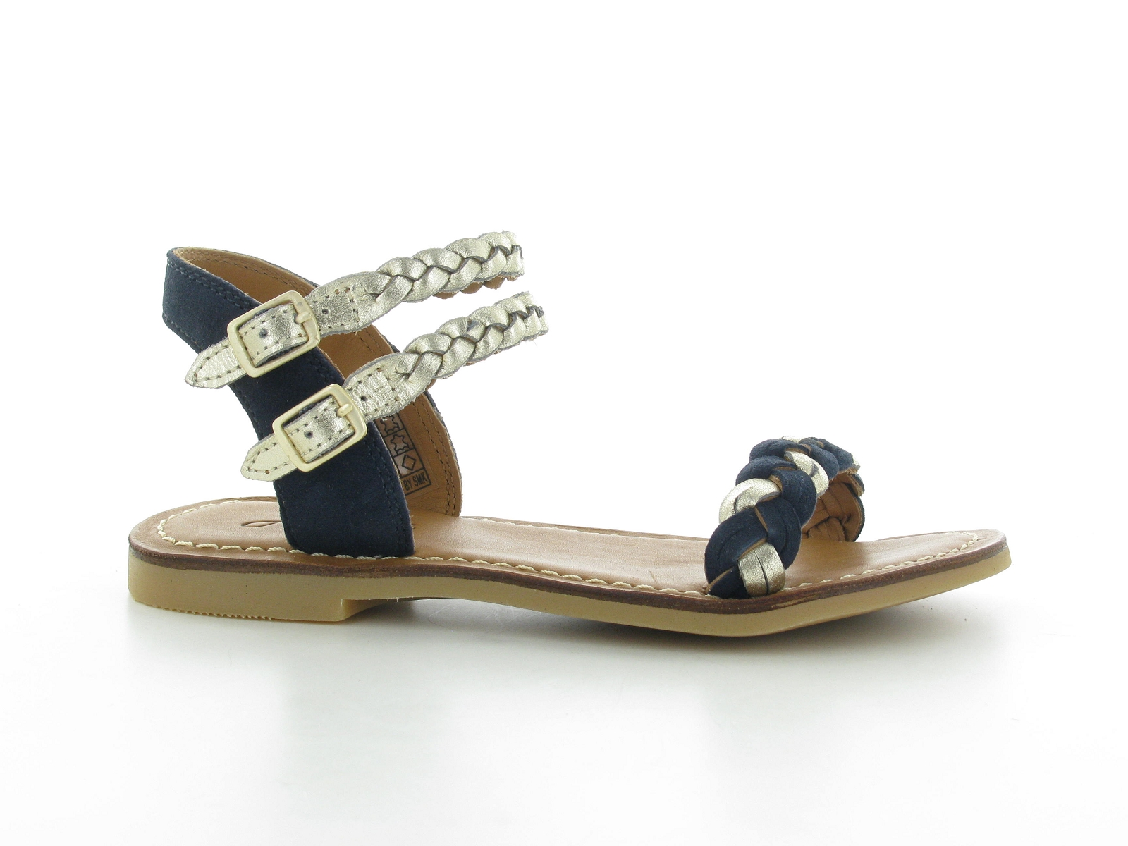 Shoopom-LAZAR Cuir Or