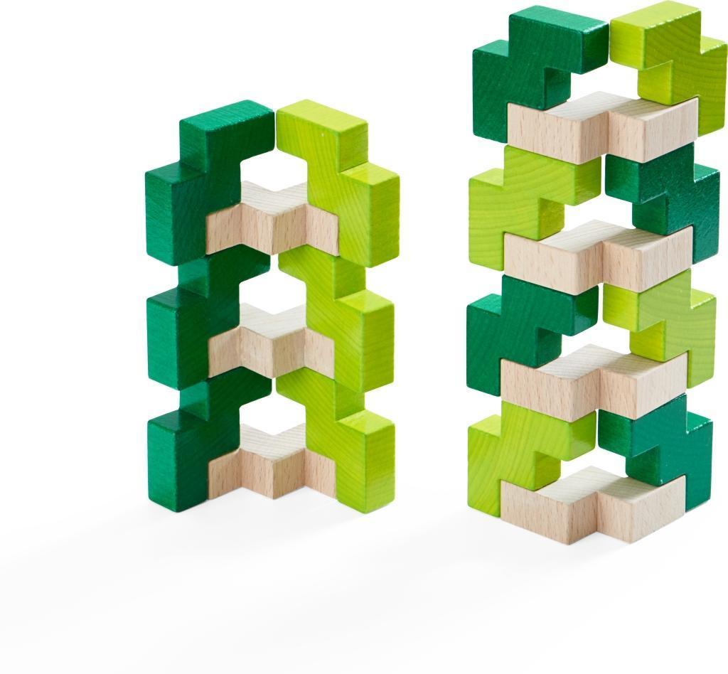 3D-Legespiel VIRIDIS 21-teilig aus Holz
