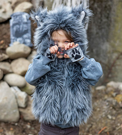 Great Pretenders Udklædning - Big Bad Wolf - Gr?