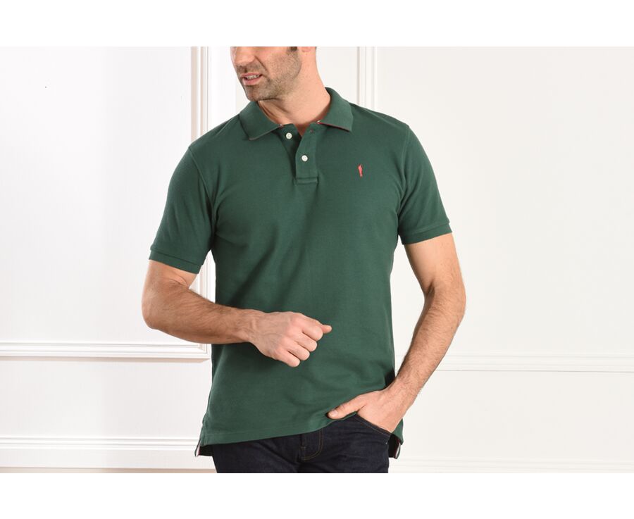 Polo Vert Foncé homme - ANDY II