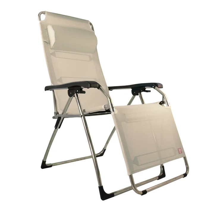 Fiam - Amida Relaxliege, Aluminium / taupe