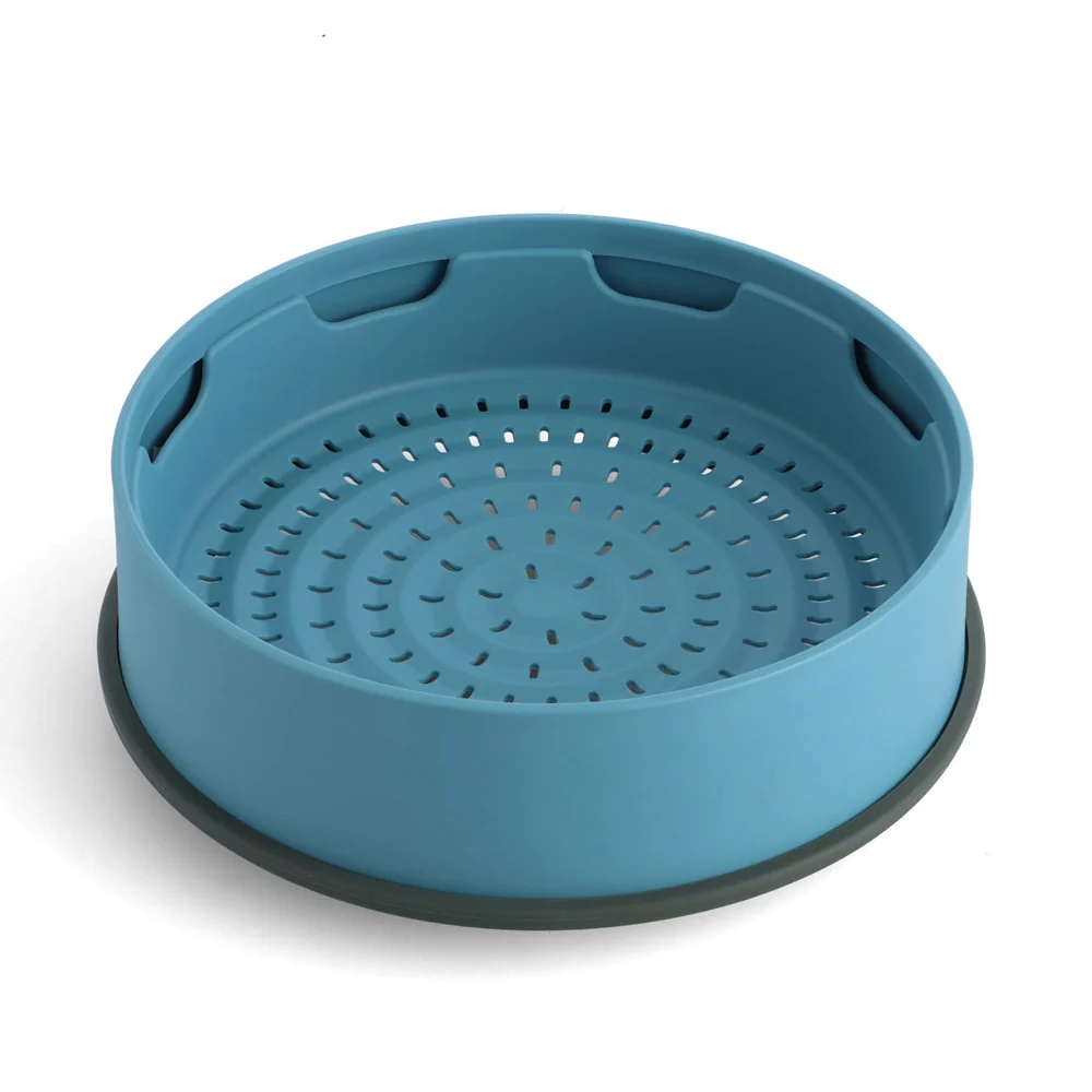 Panier à vapeur 24 cm bleu Greenpan