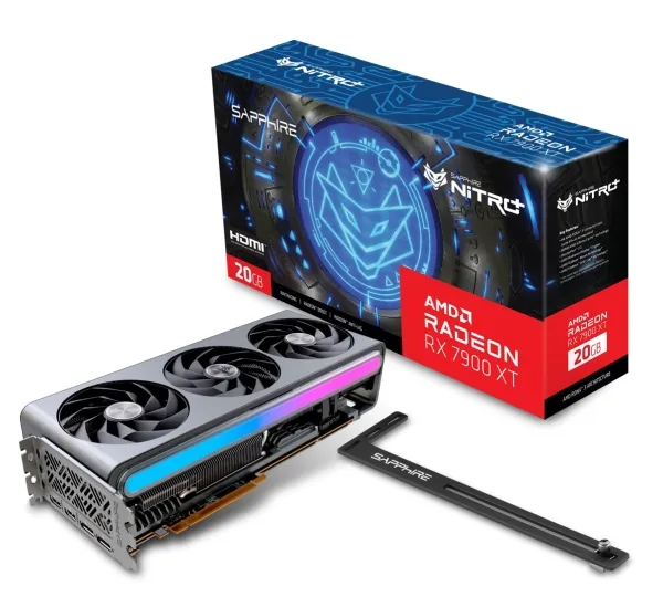 Sapphire NITRO  Radeon RX 7900 XT Vapor-X - Grafikkort - Radeon RX 7900 XT - 20 GB GDDR6 - PCIe 4.0 x16 - 2 x DisplayPort, 2 x HDMI