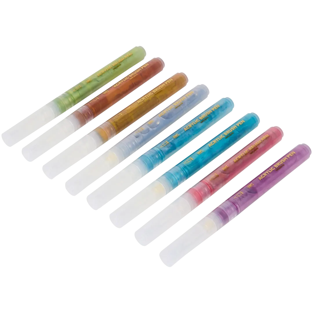 Marqueurs pinceaux acryliques