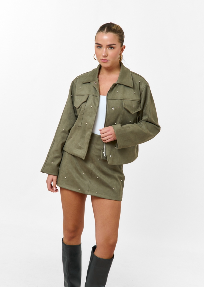 Luna jacket donkergroen