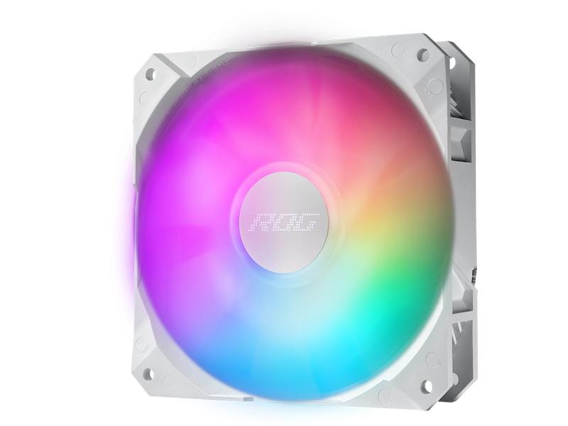 ASUS ROG Wasserkühlung Strix LC II 240 ARGB WHITE EDITION All-in-One Flüssig-CPU-Kühler mit Aura Sync RGB und mit 2x 120 mm Lüfter