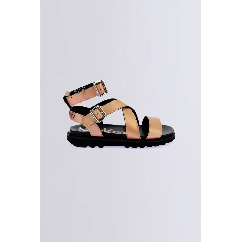 Neosunny Nude metal SANDALES Cuir Femme