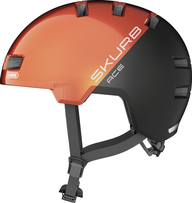ABUS Skurb Ace Cykelhjelm Goldfish Orange