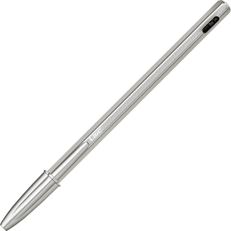 Stylo bille Bic Cristal Renew rechargeable à capuchon pointe 1 mm - écriture moyenne