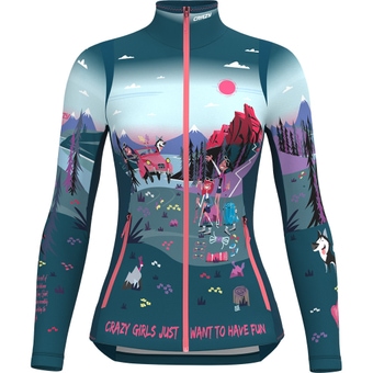 Crazy Pull Wonder Magic Light Fleecejacke I Love Mountain Damen