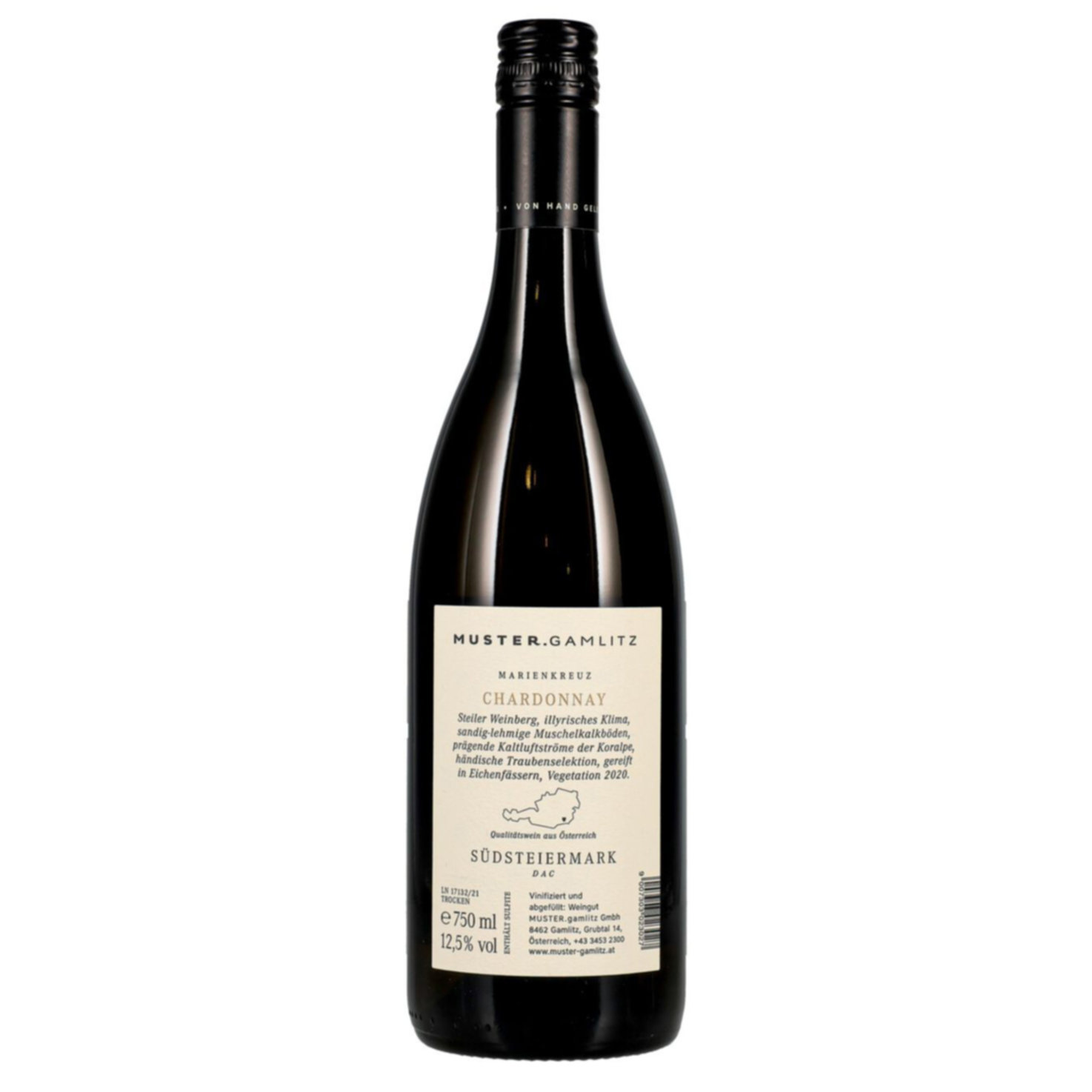 Südsteiermark DAC Chardonnay Illyr Marienkreuz Muster.Gamlitz -75cl