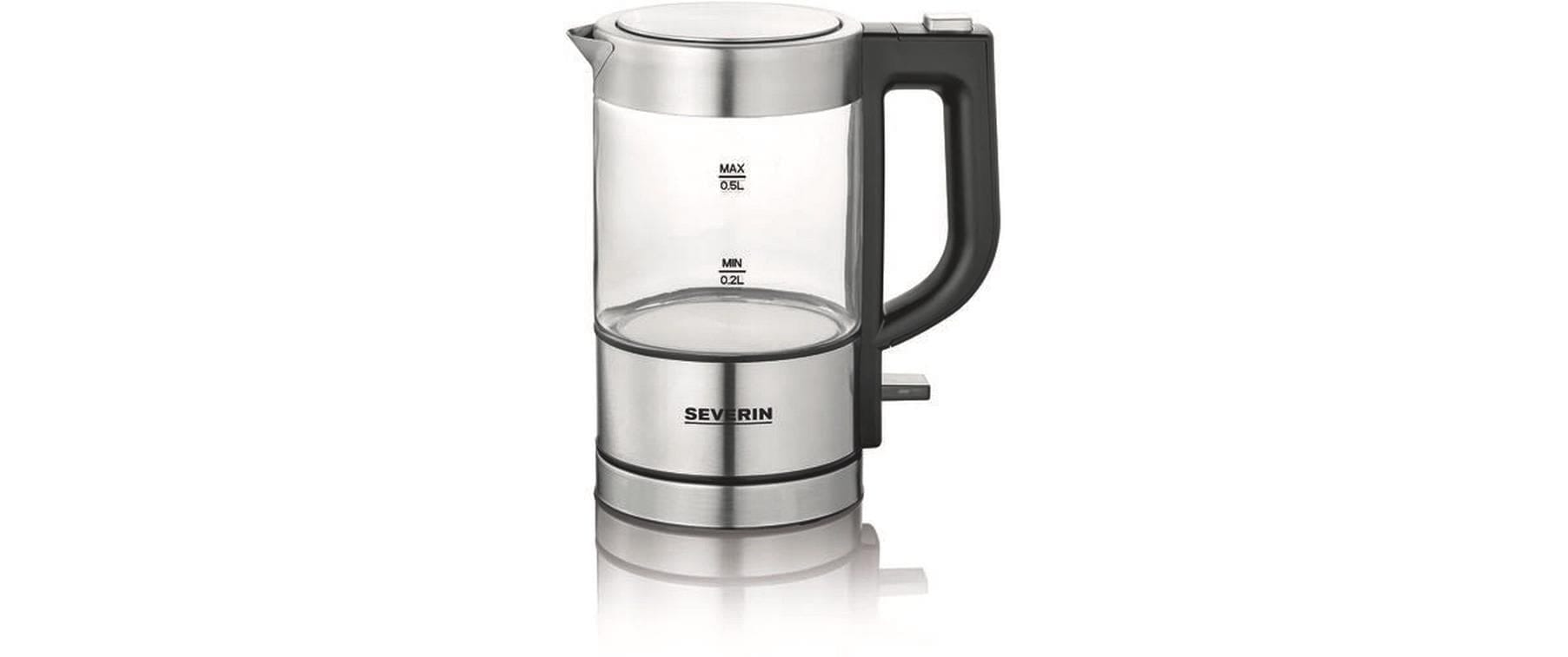 Severin Wasserkocher »WK 3472 0.5 l, Grau/Silber« 0,5 l 1100 W