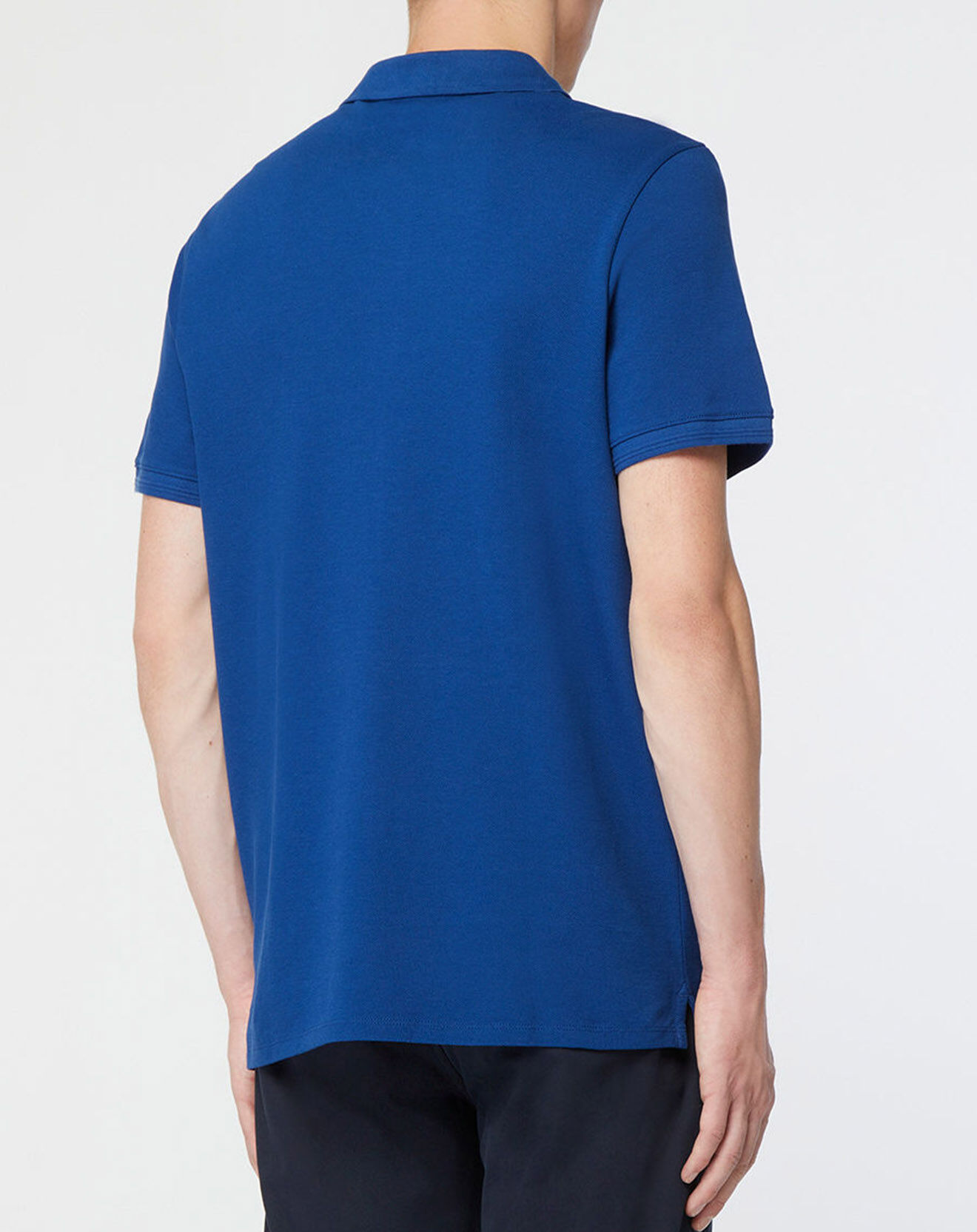 Galeries Lafayette Polo droit en Coton bio Soloc bleu nuit