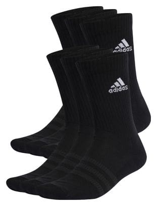 Chaussettes x6 Unisexe adidas Performance Sportswear Crew Noir