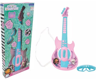 Gabby's Dollhouse Elektrisk Lekegitar & Briller med Mikrofon