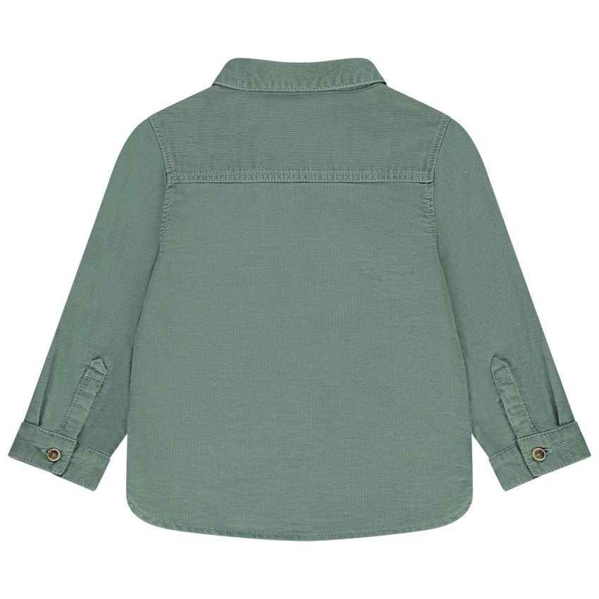 Chemise manches longues unie pour bébé garçon - Vert