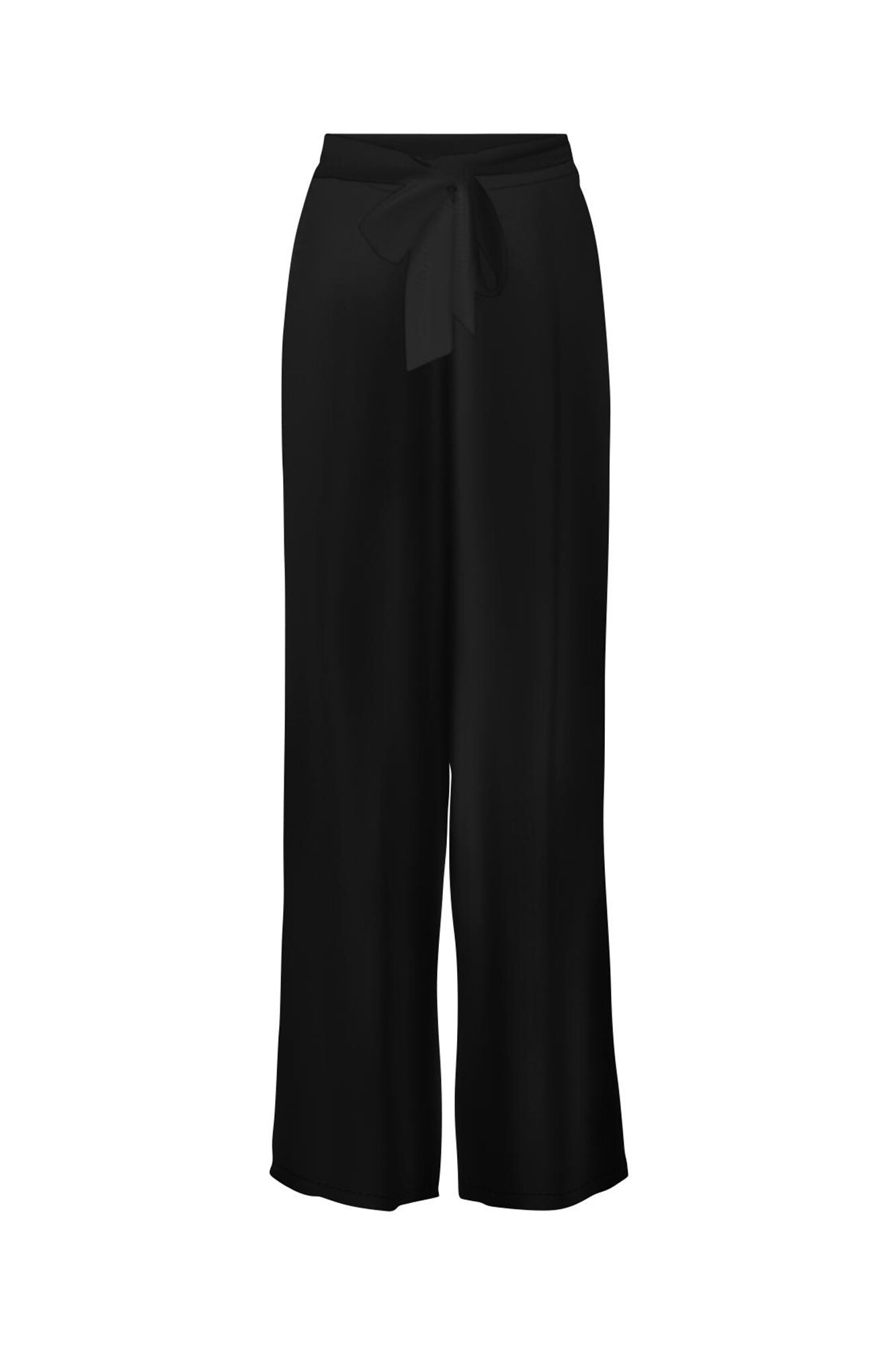 Calça comprida feminina de cintura alta - Preta