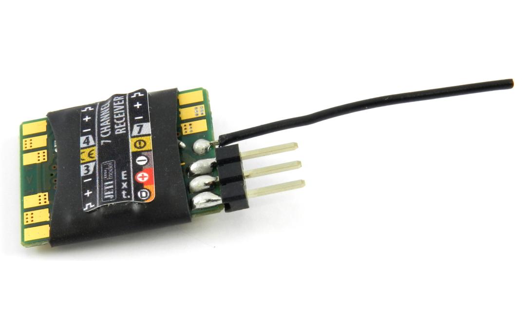 Empfänger Duplex R7 nano 2.4 GHz EXTelemetrie-fähiger 7 Kanal Empfänger kompatibel mit Duplex 2.4 GHz EX und EX-Bus Protokoll
