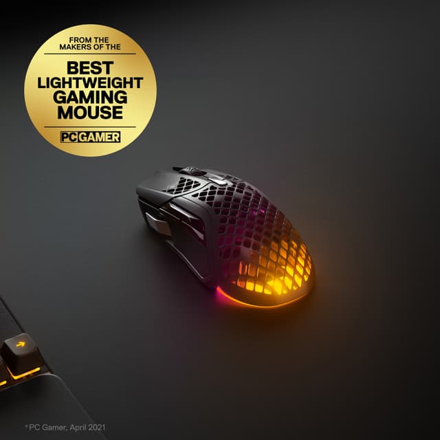 SteelSeries Aerox 5 trådløs gaming mus (sort)