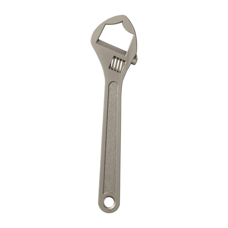 Flesopener ringsleutel - zilverkleurig