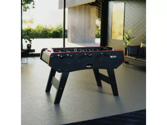 Baby-foot CLASSIC type Bistrot - 151 x 77 x 91 cm - Table de Baby-foot avec barres télescopiques et Balles Lièges Inclus
