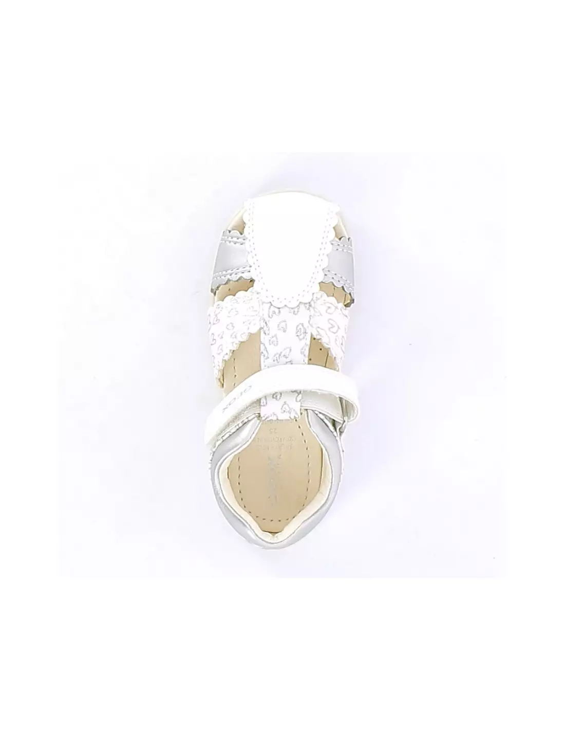 GEOX GEAMA B151QC 0007 - Sandales & nu-pieds Whitesilver